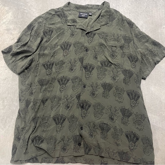 Harley Davidson button up - Picture 2 of 6